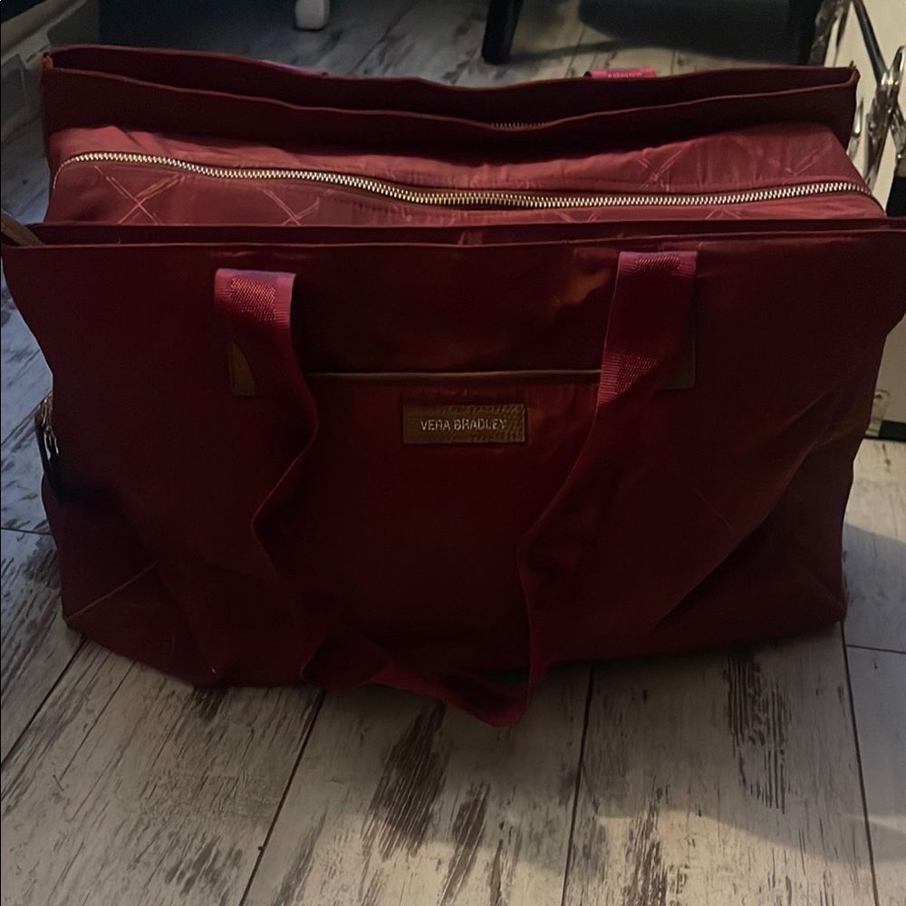 Vera Bradley Burgundy Tote Bag